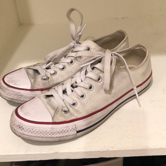 WHITE CONVERSES - Picture 1 of 2